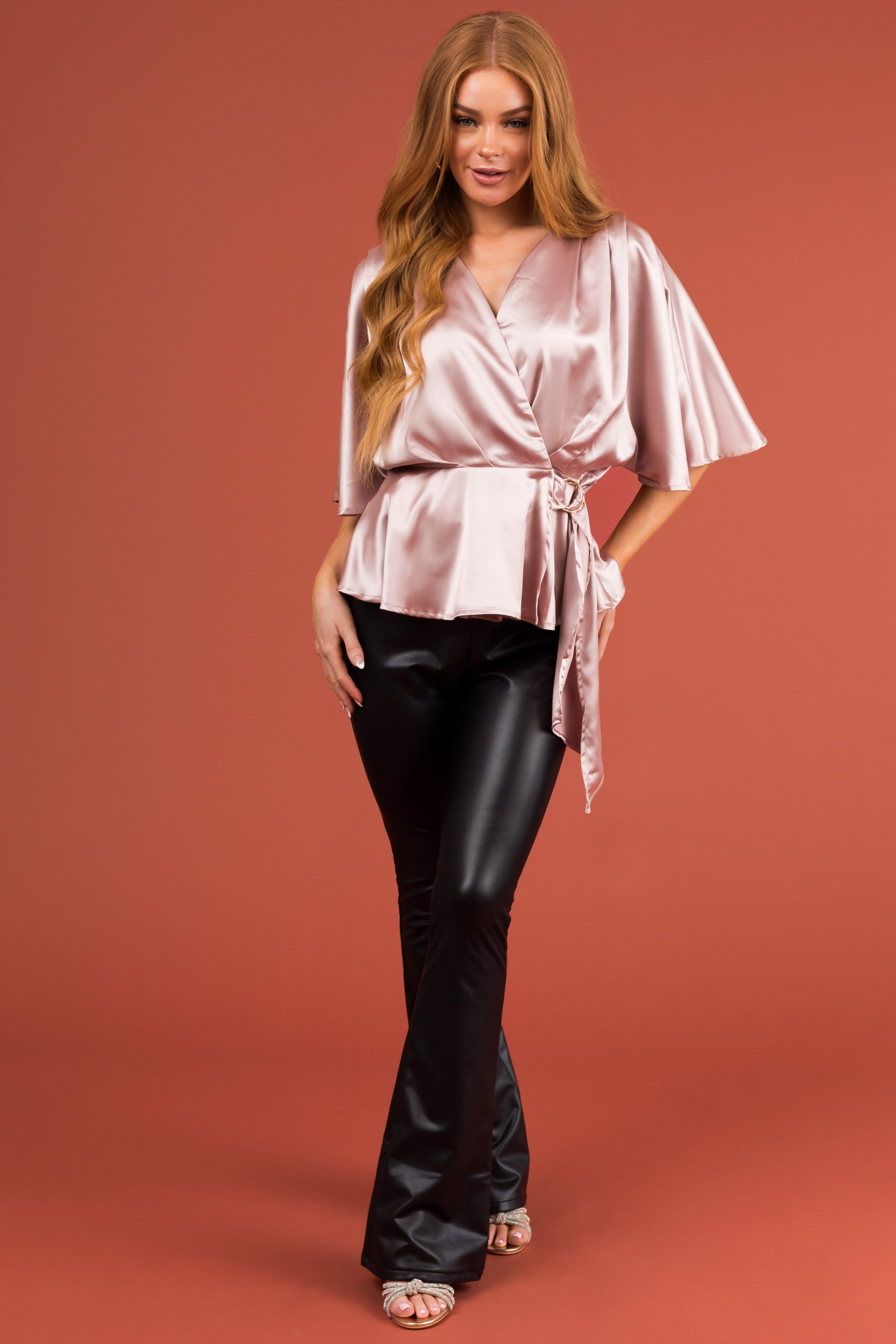 Champagne-Flutter-Sleeve-Wrap-Satin-Blouse-front-09132023.jpg